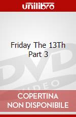 Friday The 13Th Part 3 dvd