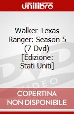 Walker Texas Ranger: Season 5 (7 Dvd) [Edizione: Stati Uniti] dvd