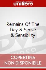 Remains Of The Day & Sense & Sensibility dvd