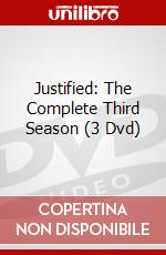 Justified: The Complete Third Season (3 Dvd) dvd