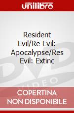 Resident Evil/Re Evil: Apocalypse/Res Evil: Extinc dvd