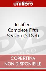 Justified: Complete Fifth Season (3 Dvd) dvd