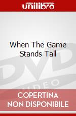 When The Game Stands Tall dvd