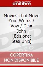Movies That Move You: Words / Vow / Dear John [Edizione: Stati Uniti] dvd