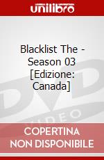 Blacklist The - Season 03 [Edizione: Canada] dvd