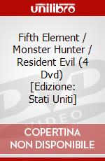 Fifth Element / Monster Hunter / Resident Evil (4 Dvd) [Edizione: Stati Uniti] dvd