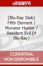 (Blu-Ray Disk) Fifth Element / Monster Hunter / Resident Evil (4 Blu-Ray) brd