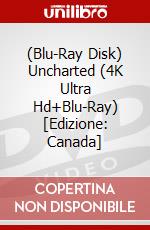 (Blu-Ray Disk) Uncharted (4K Ultra Hd+Blu-Ray) [Edizione: Canada] brd