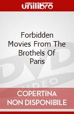 Forbidden Movies From The Brothels Of Paris dvd