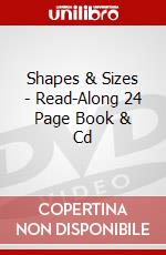 Shapes & Sizes - Read-Along 24 Page Book & Cd dvd