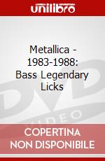 Metallica - 1983-1988: Bass Legendary Licks dvd