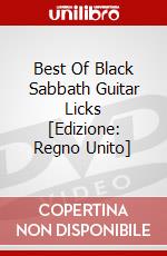 Best Of Black Sabbath Guitar Licks [Edizione: Regno Unito] dvd