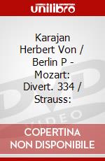 Karajan Herbert Von / Berlin P - Mozart: Divert. 334 / Strauss: dvd