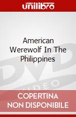 American Werewolf In The Philippines dvd