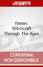Haxan: Witchcraft Through The Ages dvd