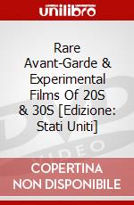Rare Avant-Garde & Experimental Films Of 20S & 30S [Edizione: Stati Uniti] dvd