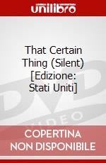 That Certain Thing (Silent) [Edizione: Stati Uniti] dvd