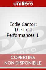 Eddie Cantor: The Lost Performances 1 dvd