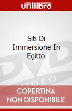 Siti Di Immersione In Egitto dvd