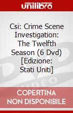 Csi: Crime Scene Investigation: The Twelfth Season (6 Dvd) [Edizione: Stati Uniti] dvd