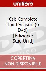 Csi: Complete Third Season (6 Dvd) [Edizione: Stati Uniti] dvd