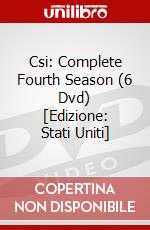 Csi: Complete Fourth Season (6 Dvd) [Edizione: Stati Uniti] dvd