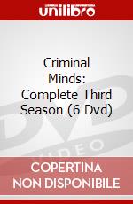 Criminal Minds: Complete Third Season (6 Dvd) dvd