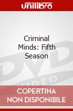 Criminal Minds: Fifth Season dvd