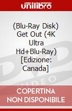 (Blu-Ray Disk) Get Out (4K Ultra Hd+Blu-Ray) [Edizione: Canada] brd