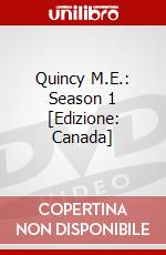 Quincy M.E.: Season 1 [Edizione: Canada] dvd