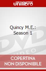 Quincy M.E.: Season 1 dvd