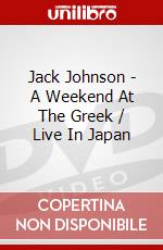 Jack Johnson - A Weekend At The Greek / Live In Japan dvd