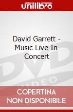 David Garrett - Music Live In Concert dvd