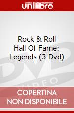 Rock & Roll Hall Of Fame: Legends (3 Dvd) dvd