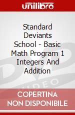 Standard Deviants School - Basic Math Program 1 Integers And Addition dvd