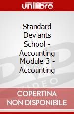 Standard Deviants School - Accounting Module 3 - Accounting dvd