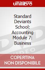 Standard Deviants School: Accounting Module 7: Business dvd