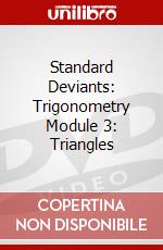 Standard Deviants: Trigonometry Module 3: Triangles dvd