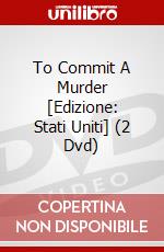To Commit A Murder [Edizione: Stati Uniti] (2 Dvd) dvd
