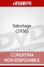 Sabotage (1936) dvd