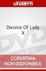 Divorce Of Lady X dvd