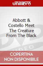Abbott & Costello Meet The Creature From The Black dvd