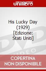His Lucky Day (1929) [Edizione: Stati Uniti] dvd