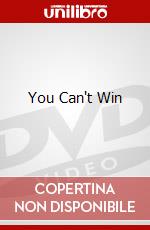 You Can't Win dvd