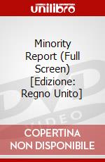 Minority Report (Full Screen) [Edizione: Regno Unito] dvd