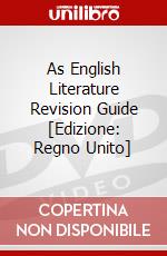 As English Literature Revision Guide [Edizione: Regno Unito] dvd