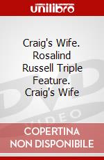 Craig's Wife. Rosalind Russell Triple Feature. Craig's Wife dvd