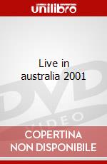 Live in australia 2001 dvd