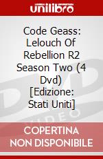 Code Geass: Lelouch Of Rebellion R2 Season Two (4 Dvd) [Edizione: Stati Uniti] dvd