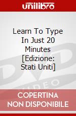 Learn To Type In Just 20 Minutes [Edizione: Stati Uniti] dvd